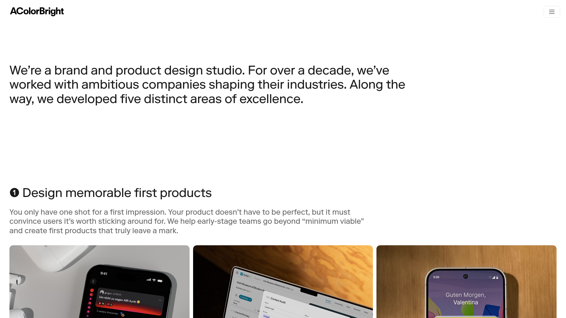 AcolorBright Design Agency Portfolio