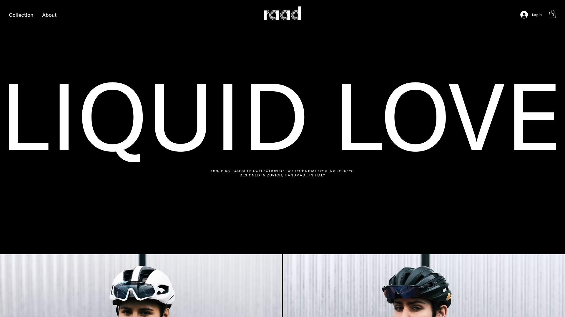 RAAD Cycling Apparel Storefront