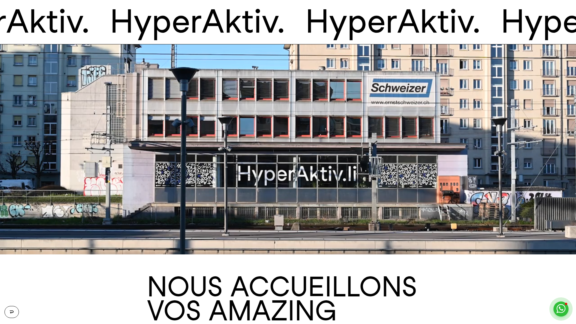 HyperAktiv Industrial Event Space Landing
