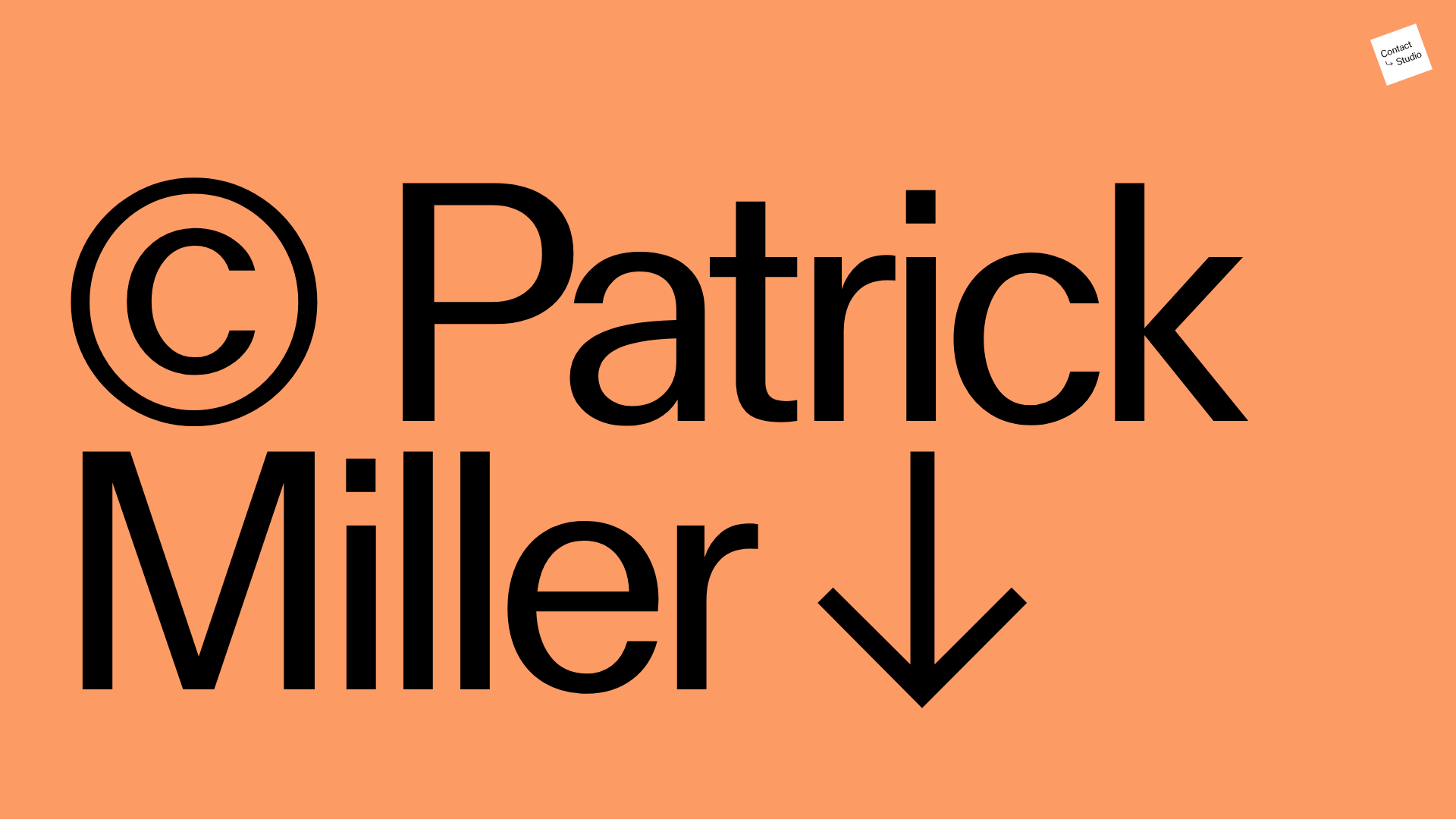 Patrick Miller Photography Portfolio Template