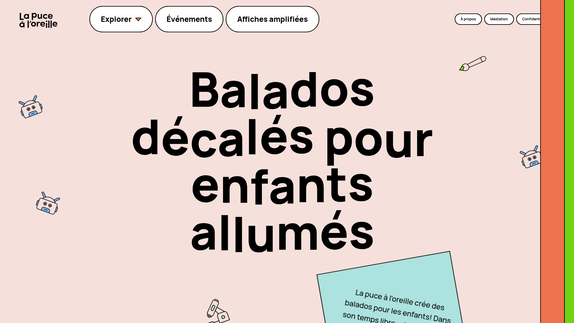 La Puce à l’oreille Podcast Homepage