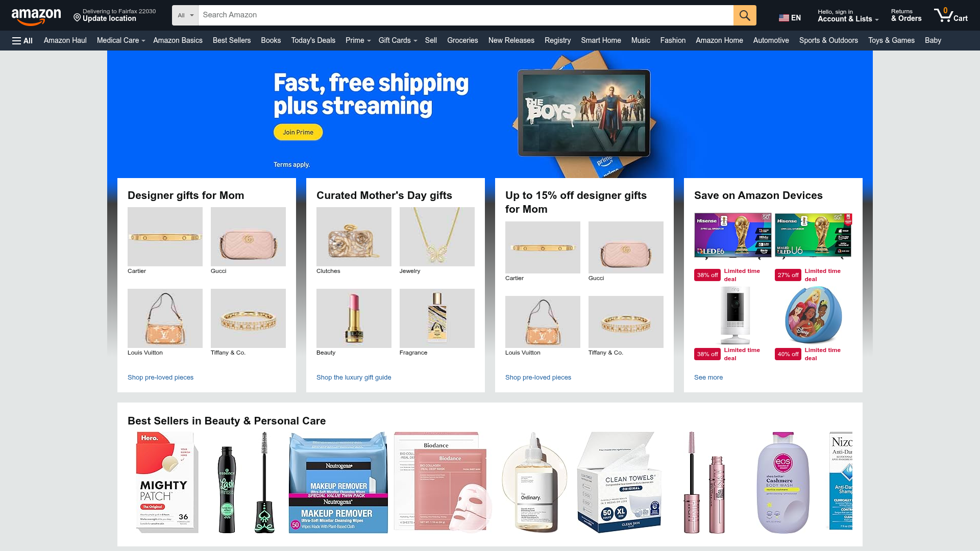 Amazon E-commerce Marketplace Dashboard