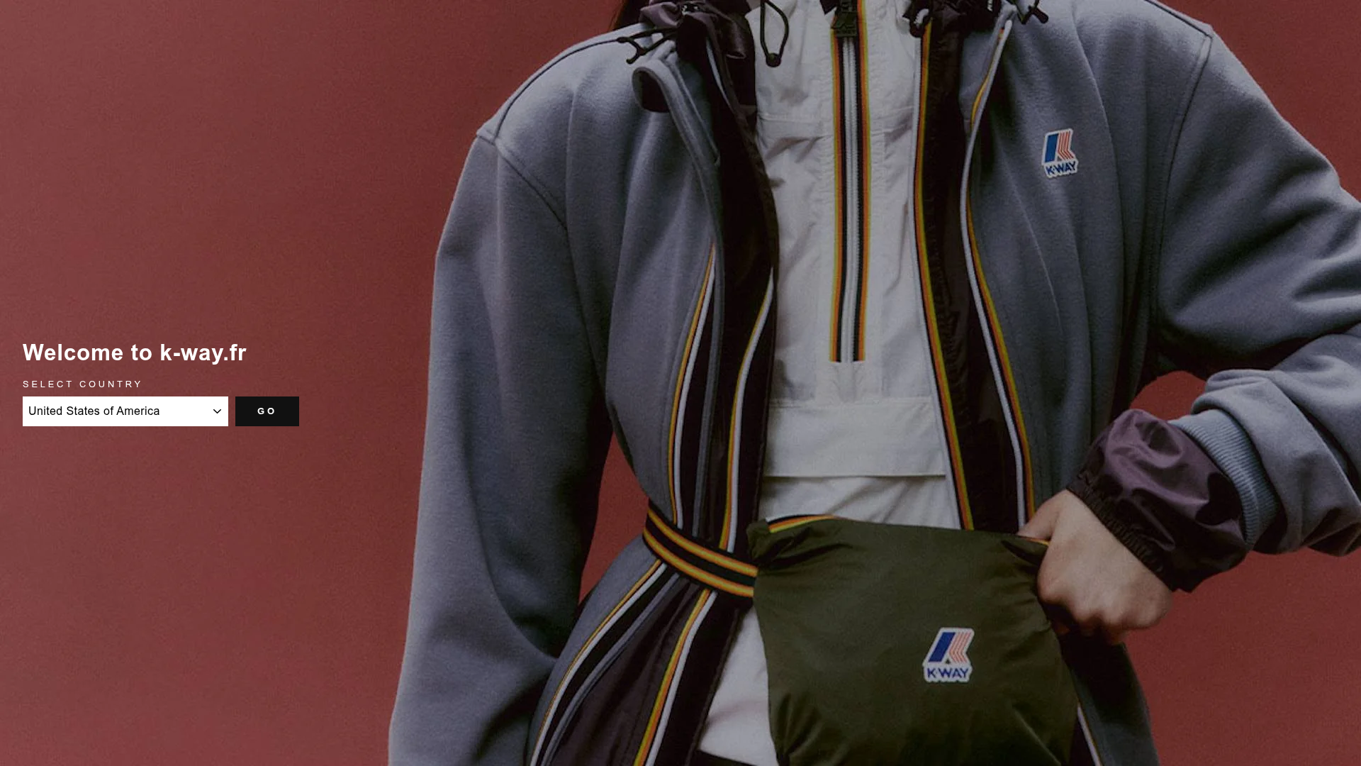 K-Way E-commerce Fashion Interface