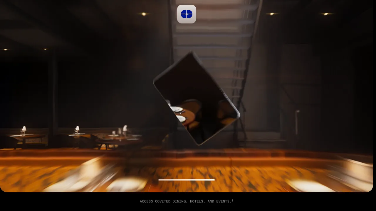 Atlas Card Scroll-Driven Landing Page