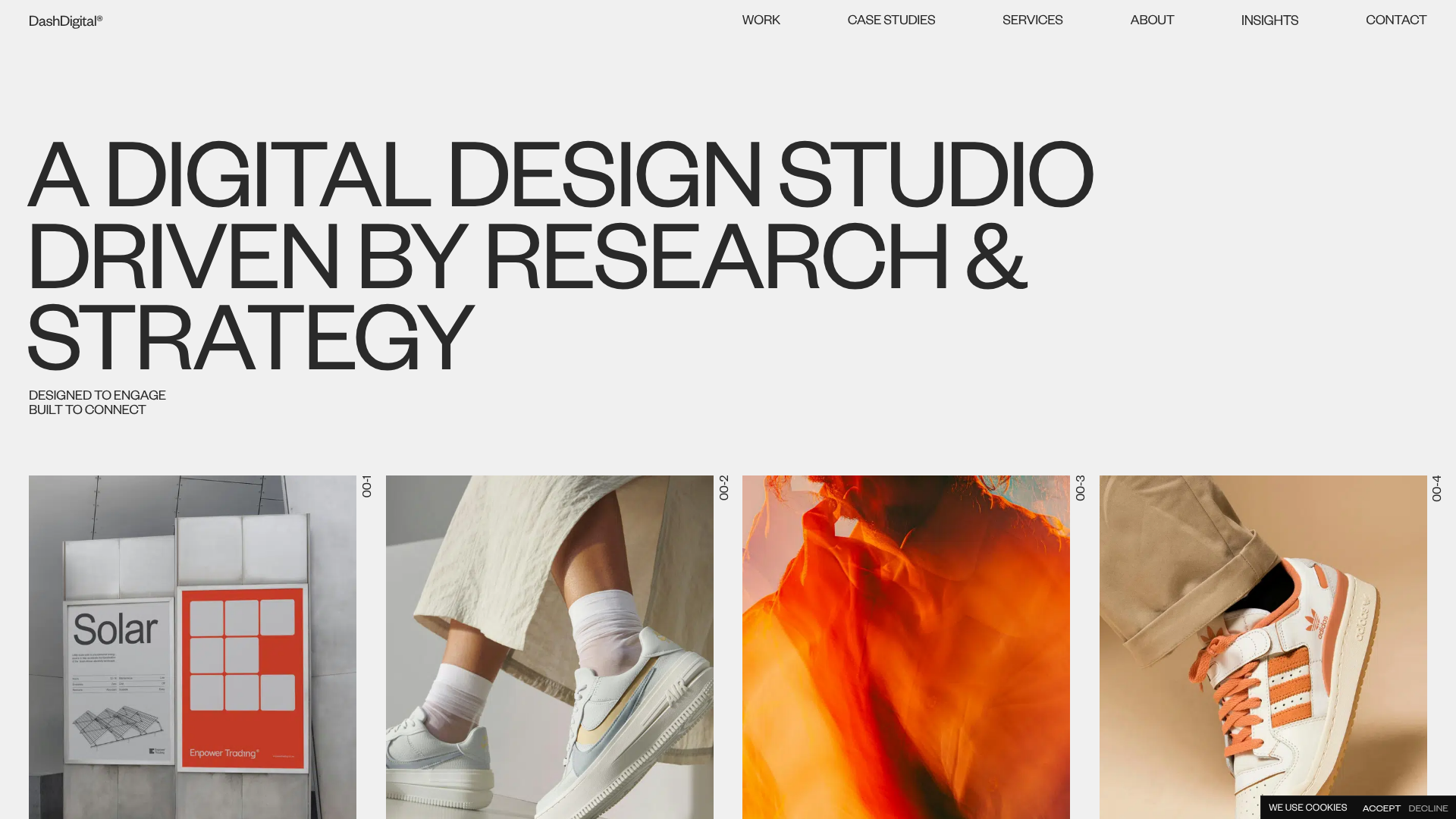 DashDigital Branding Agency Portfolio Landing