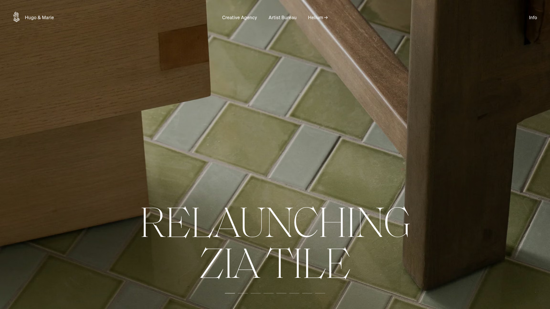 Hugo & Marie Agency Landing Page