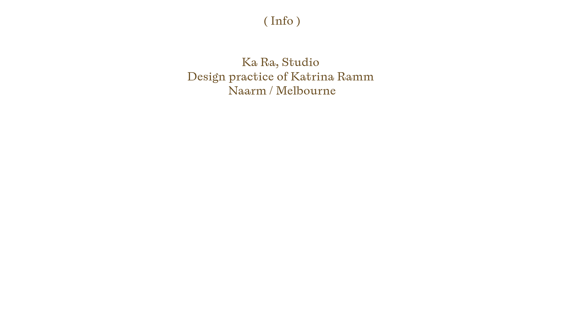 Ka Ra Studio Design Portfolio