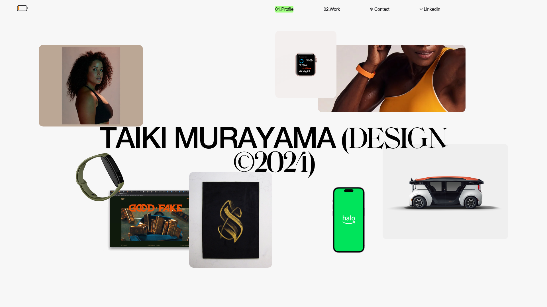 Taiki Murayama Portfolio Bento Grid