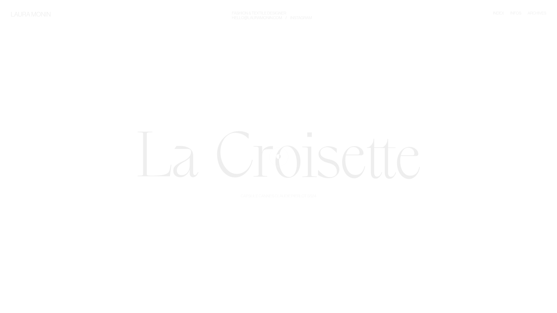 Laura Monin Fashion Portfolio Archive