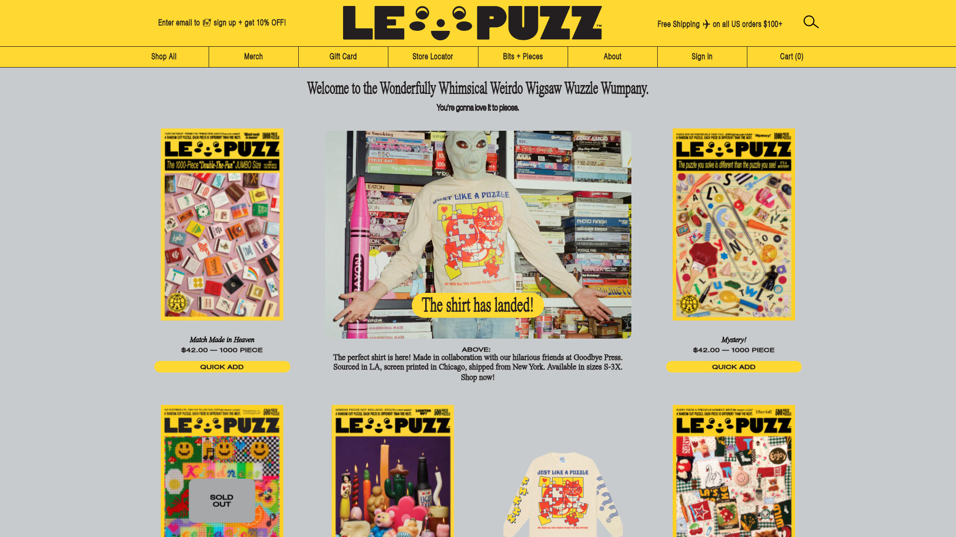 Le Puzz E-commerce Grid Gallery
