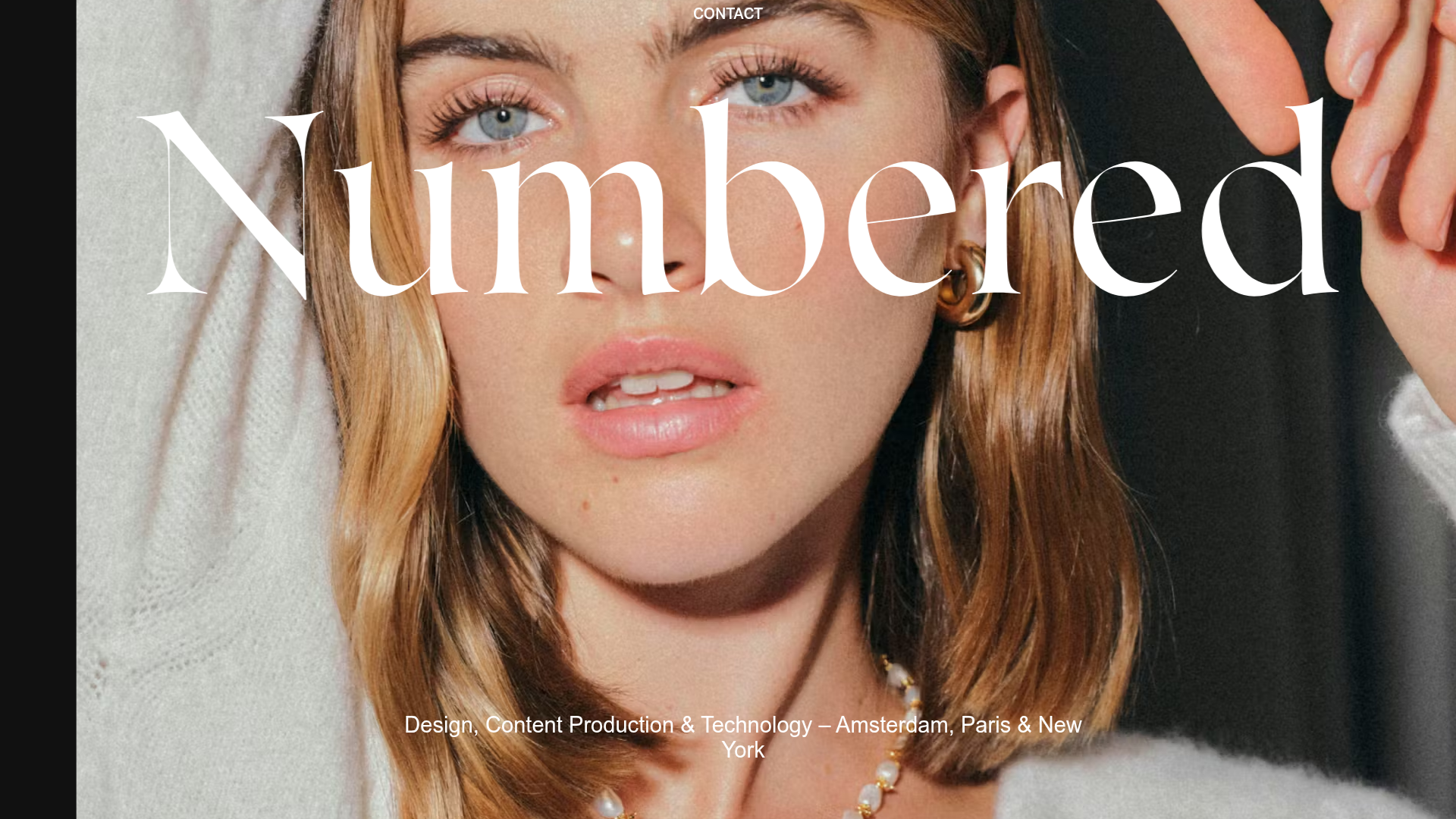 Numbered Studio Creative Portfolio Landing