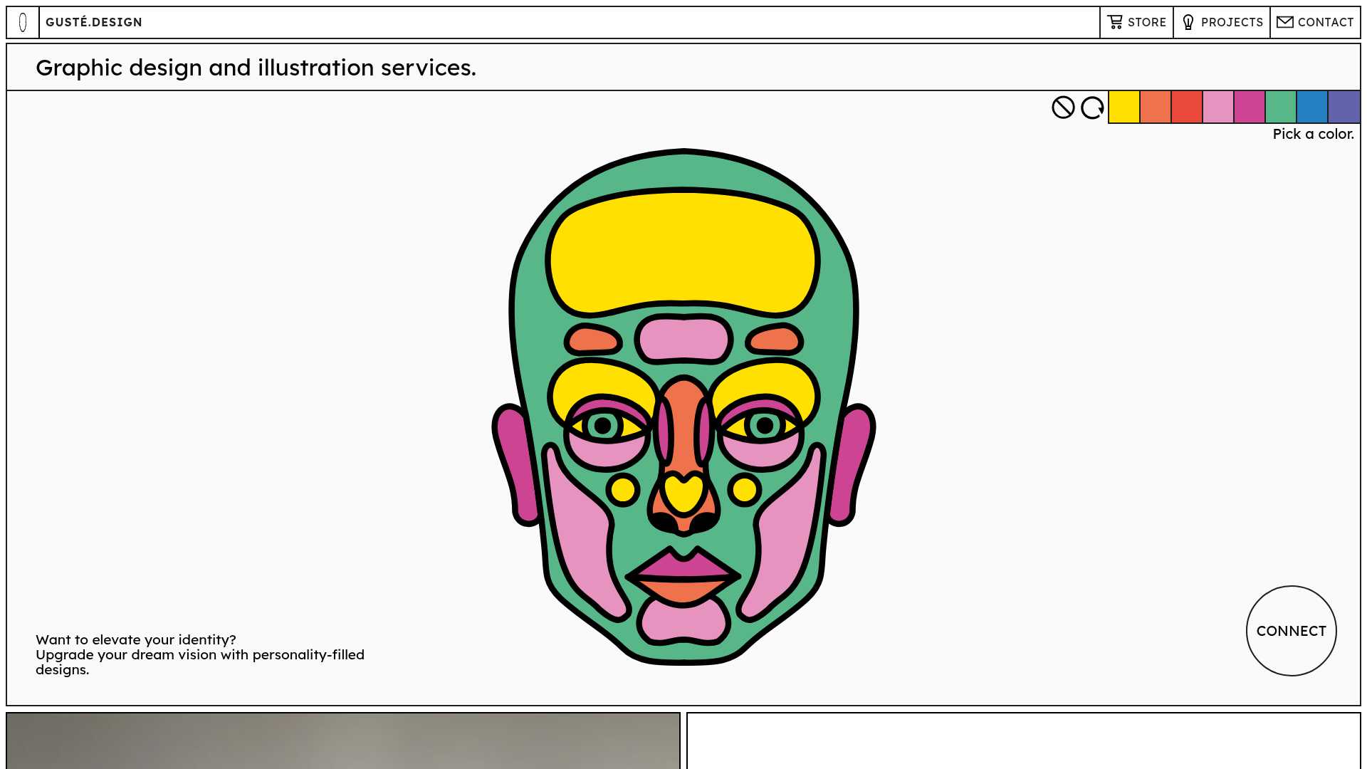 Guste Design Interactive Portfolio