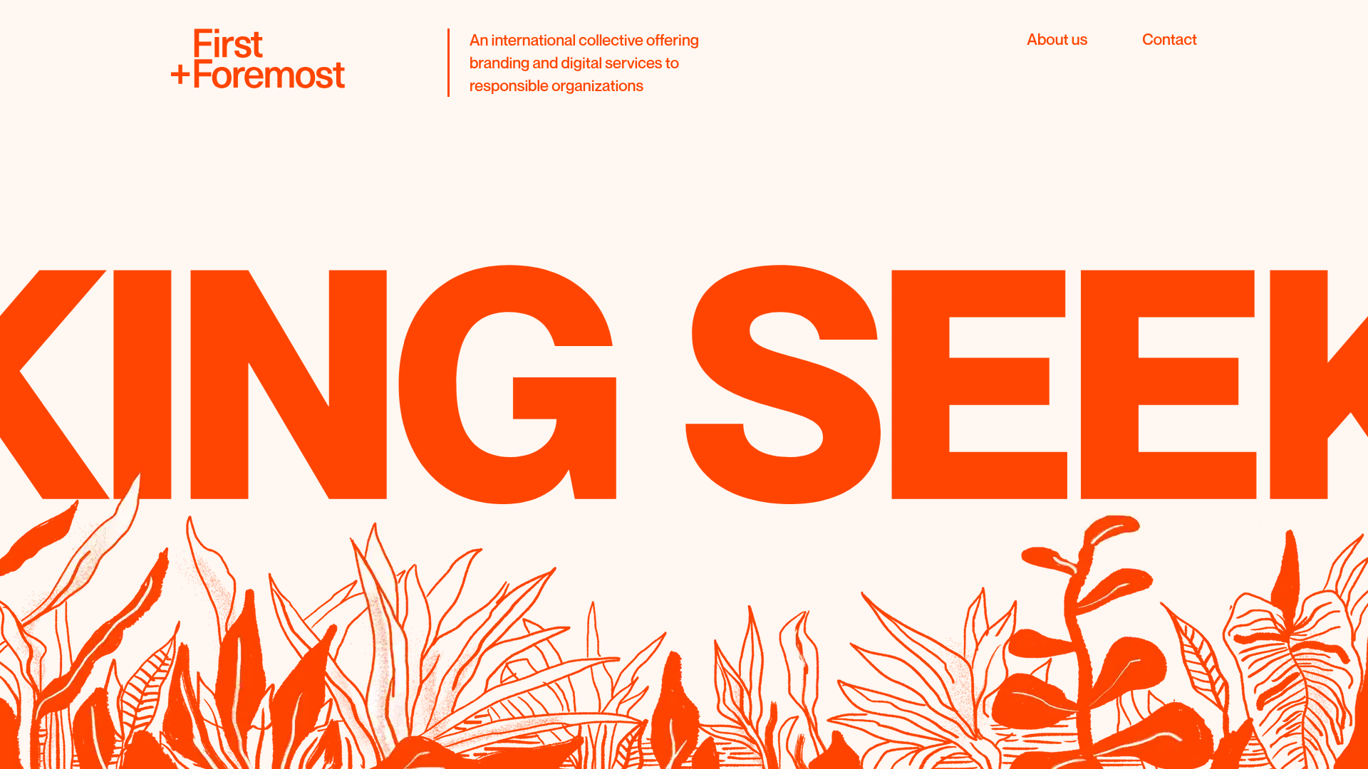 First+Foremost Agency Landing Page