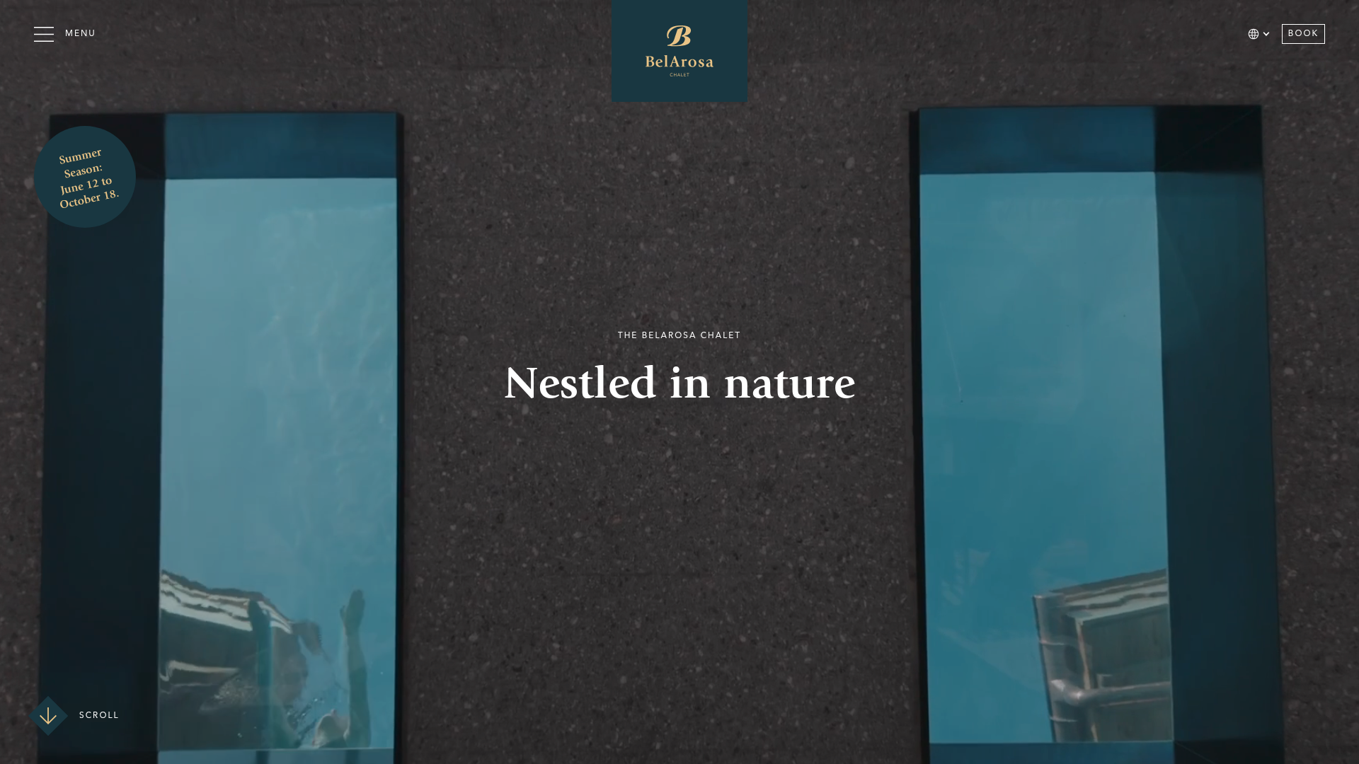 BelArosa Chalet Luxury Hospitality Site