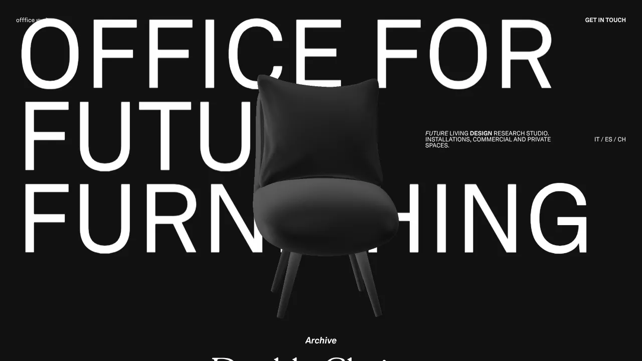 Offfice Studio Minimal 3D Portfolio