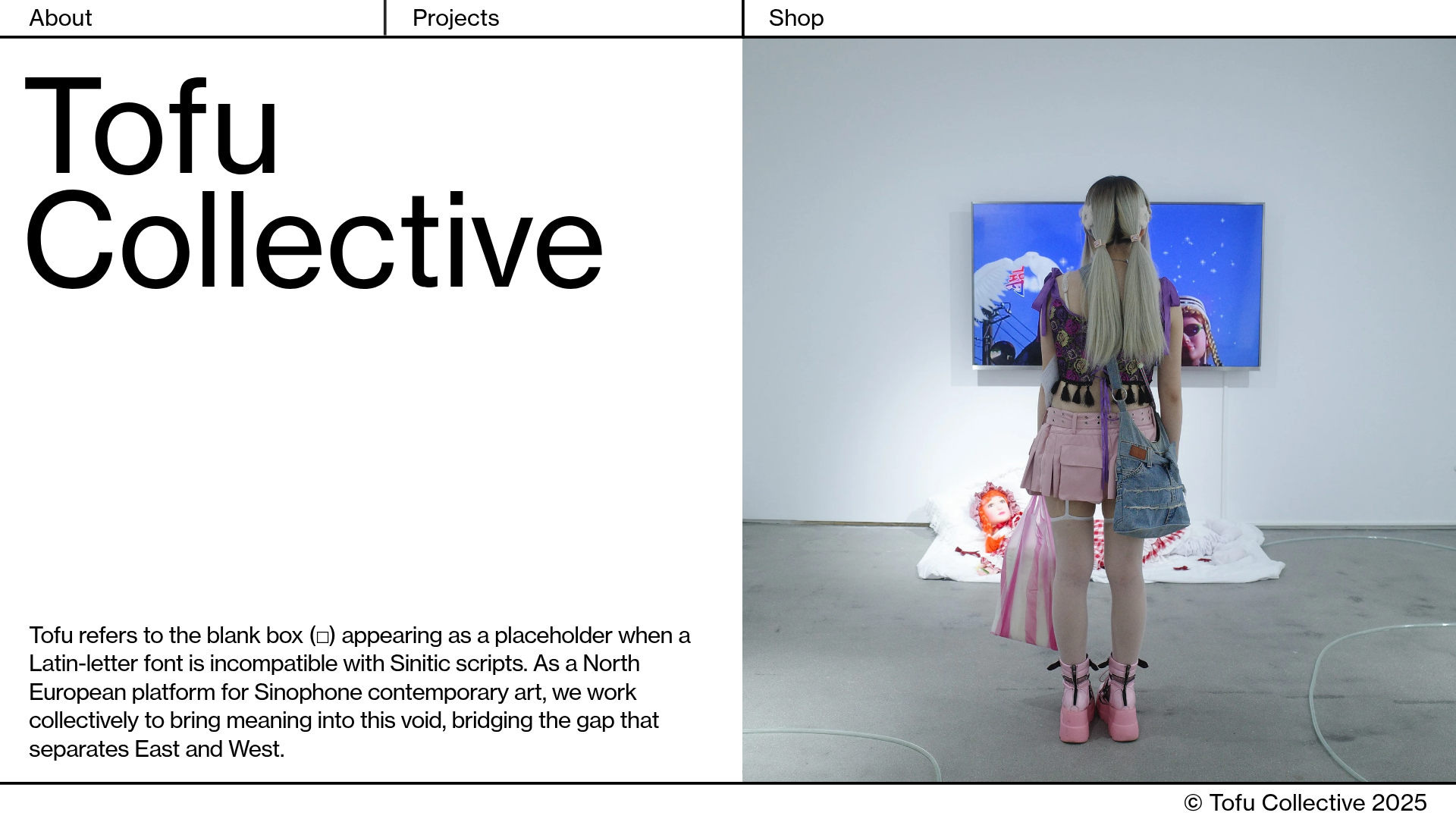 Tofu Collective Minimalist Art Gallery