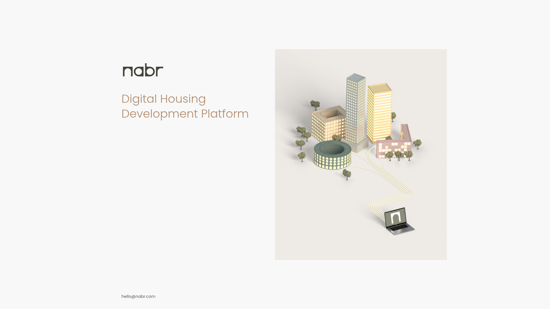 Nabr Digital Housing Landing Page