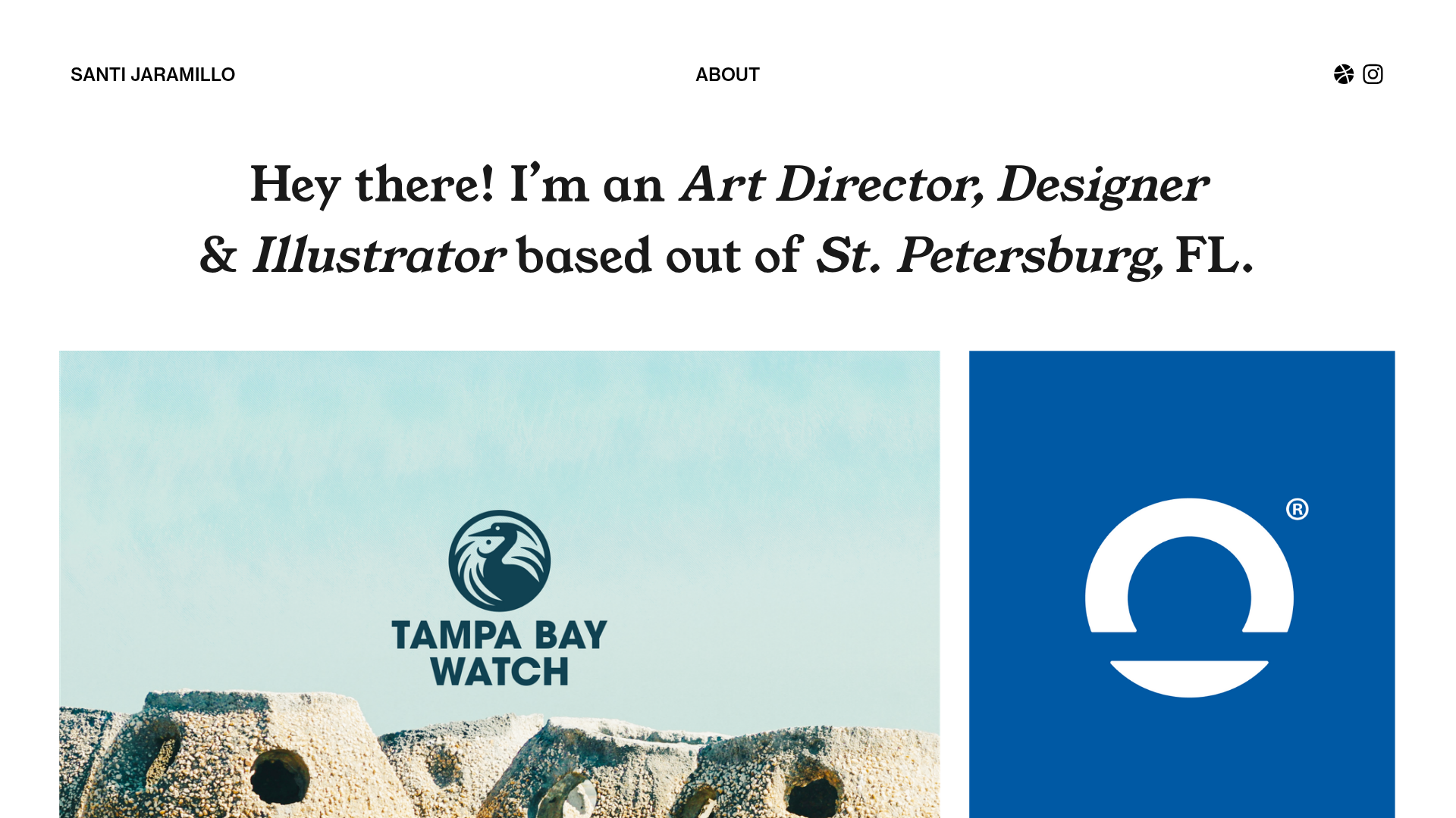 Santi Jaramillo Design Portfolio Page