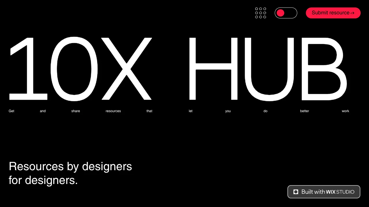 10X Hub Minimal Performance Resource Gallery