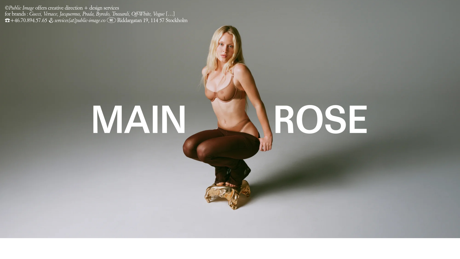 Public Image Minimalist Portfolio Carousel