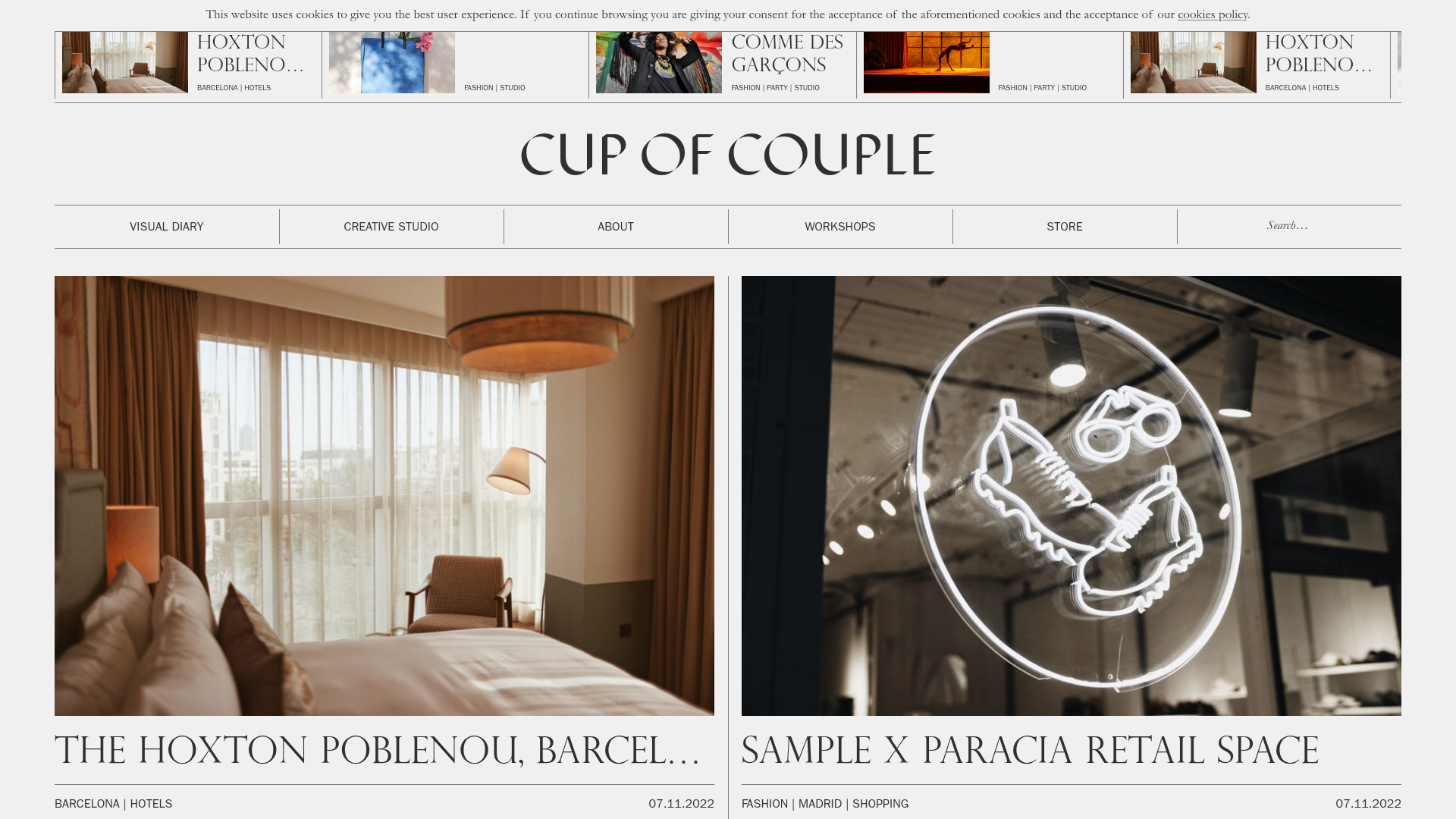 Cup of Couple Editorial Portfolio