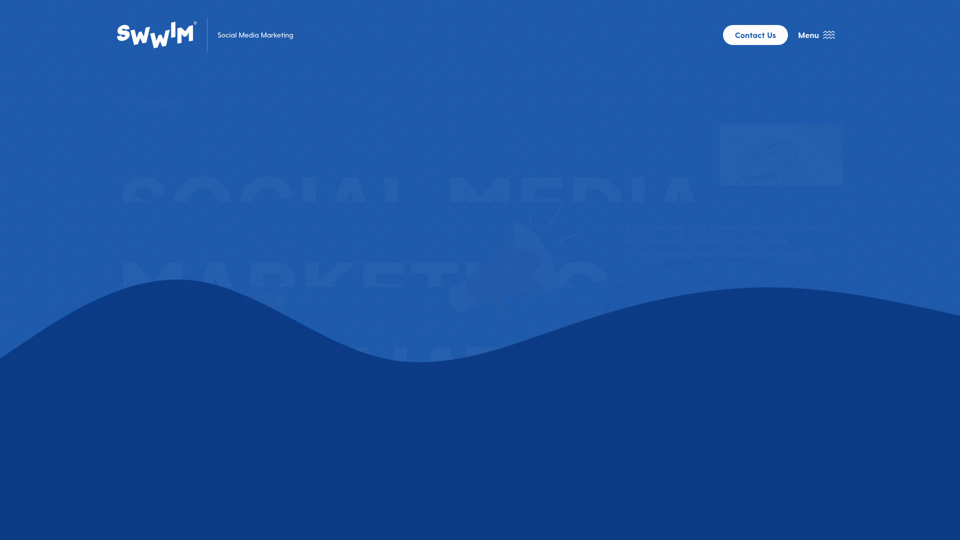 SWWIM Social Agency Animated Hero