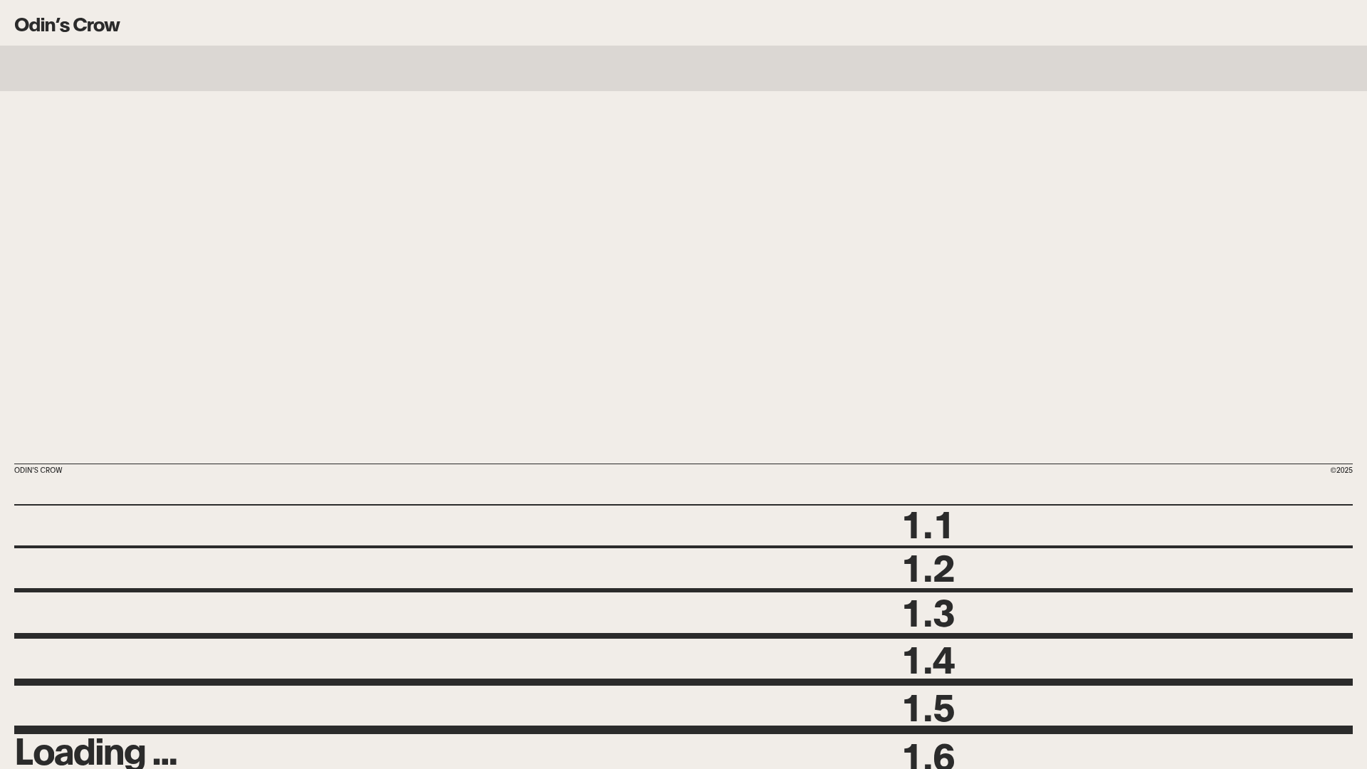 Odin’s Crow Modern Business Portfolio