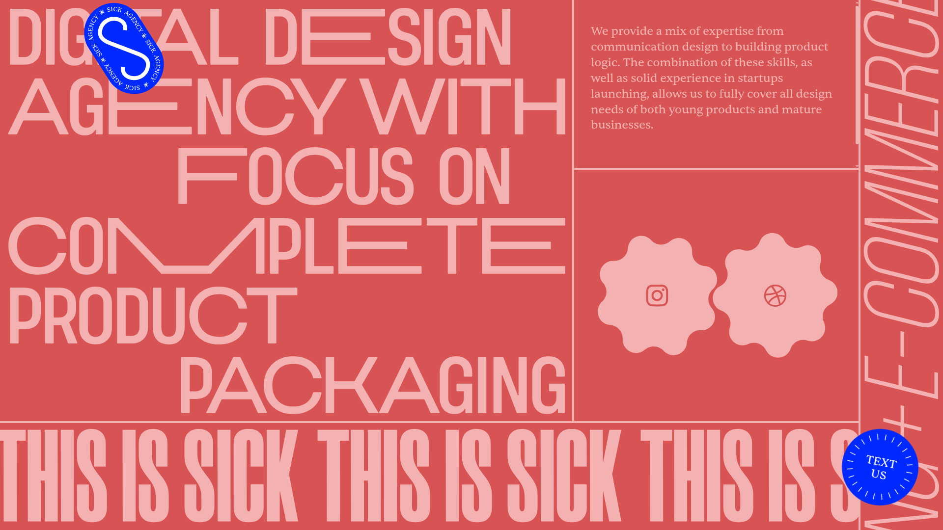 Sick Agency Typographic Resizable Grid