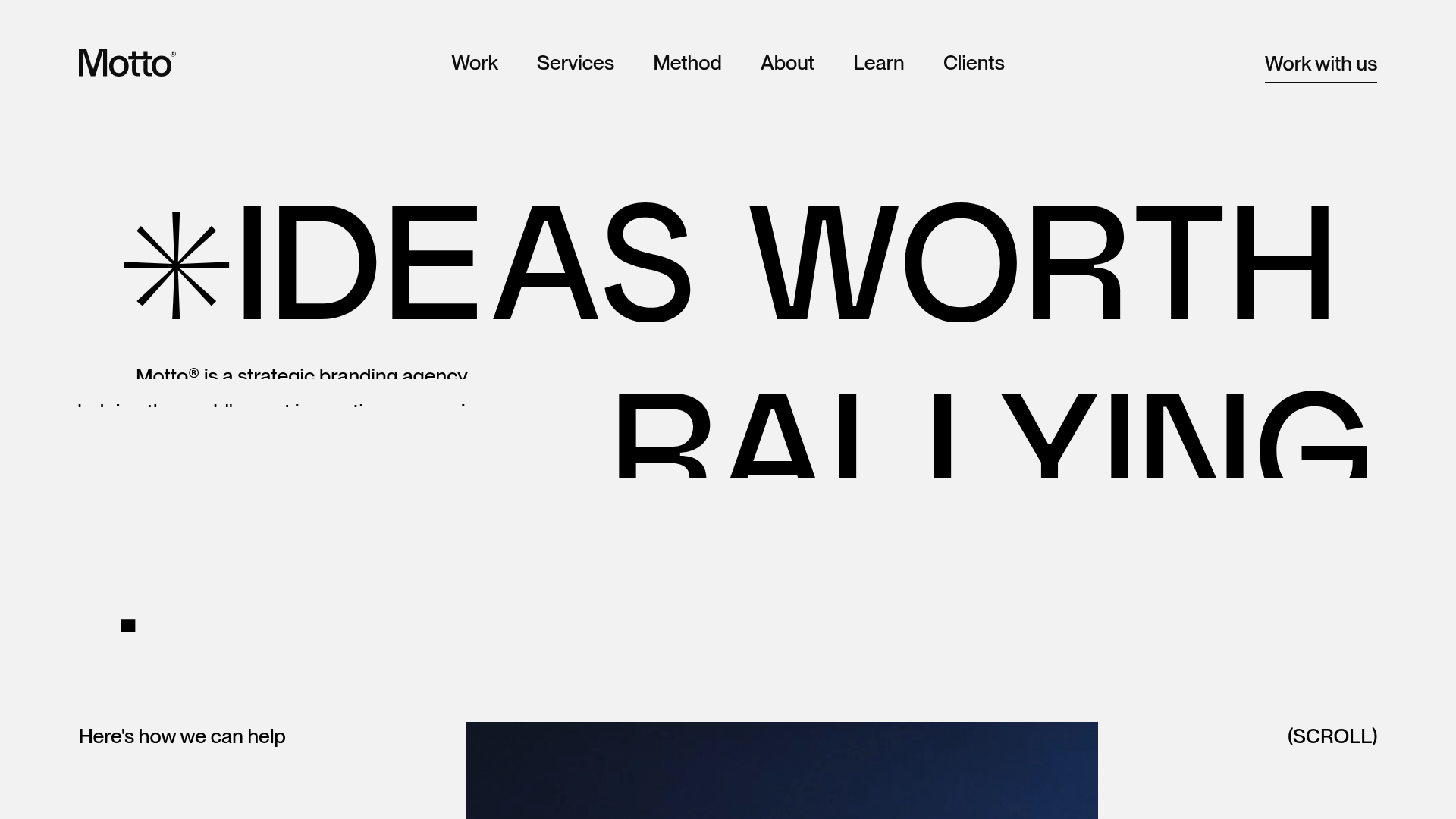 Motto Branding Agency Animated Portfolio