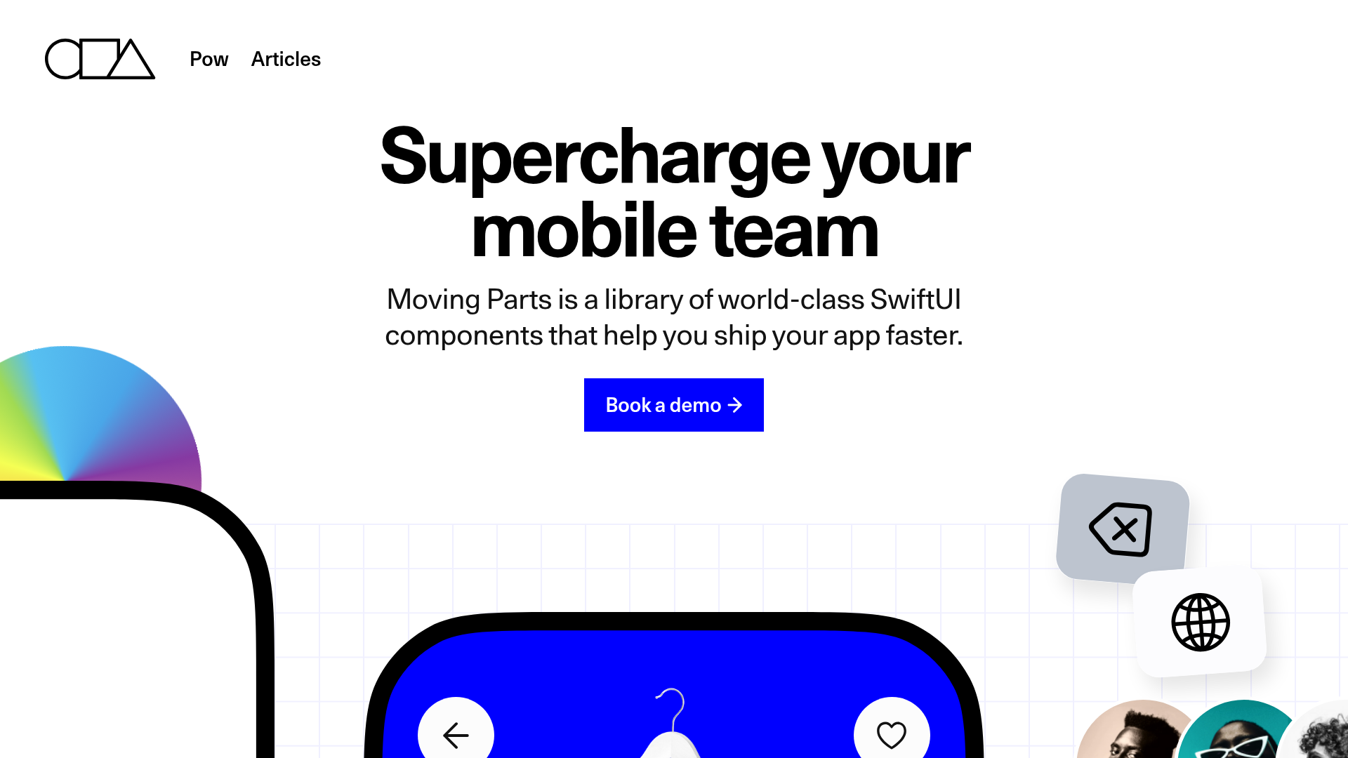 Moving Parts SwiftUI Component Library