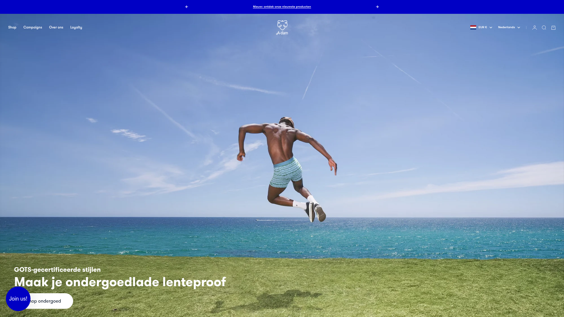 A-dam E-commerce Apparel Storefront