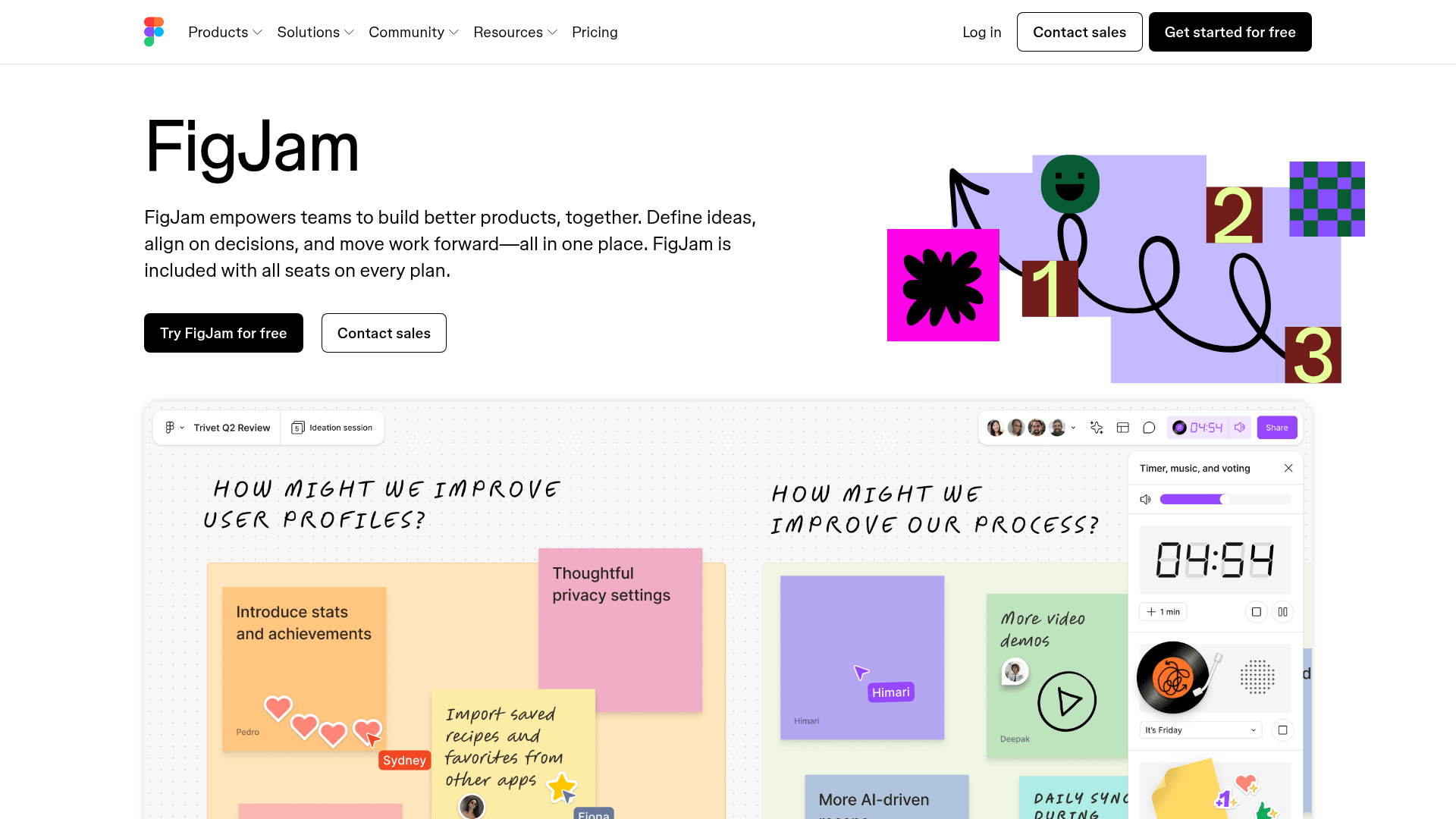 FigJam Product Landing Page