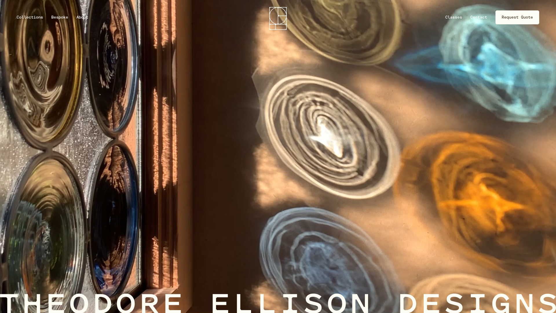 Theodore Ellison Artisan Portfolio Website