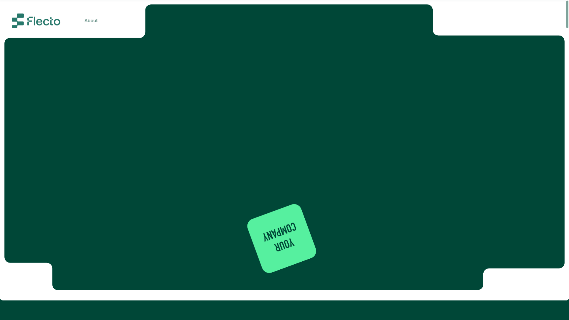 Flecto Rental Platform Modern Landing Page