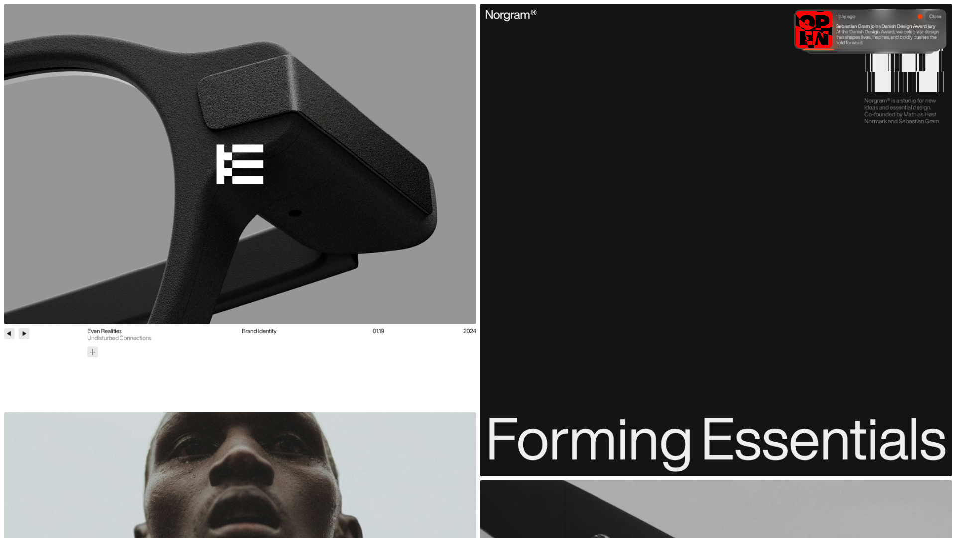 Norgram Minimalist Design Portfolio
