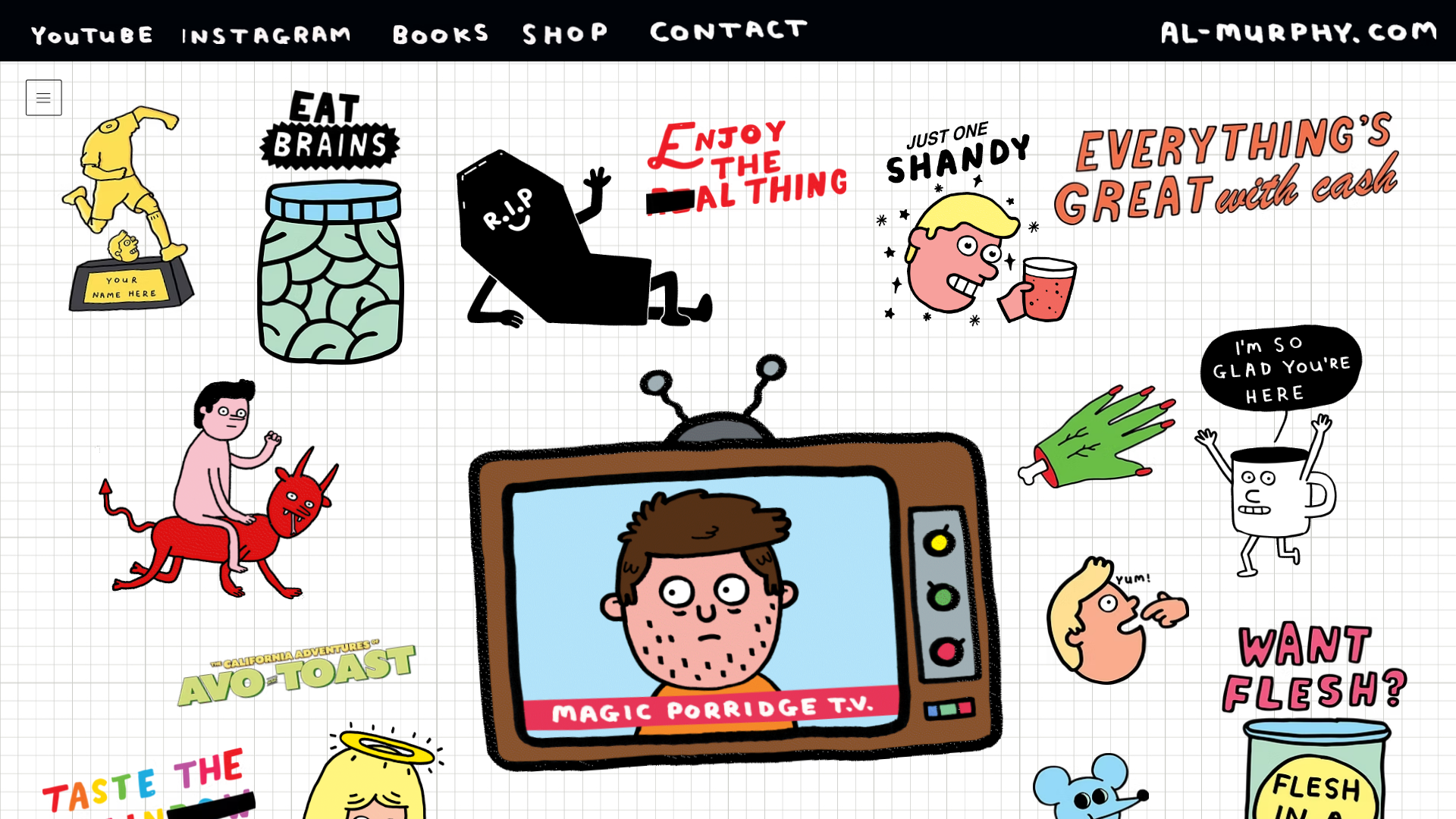 Al Murphy Illustrator Portfolio Grid