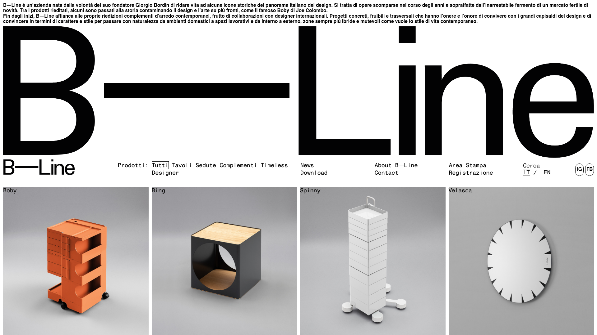 B-Line Minimalist Design Catalog