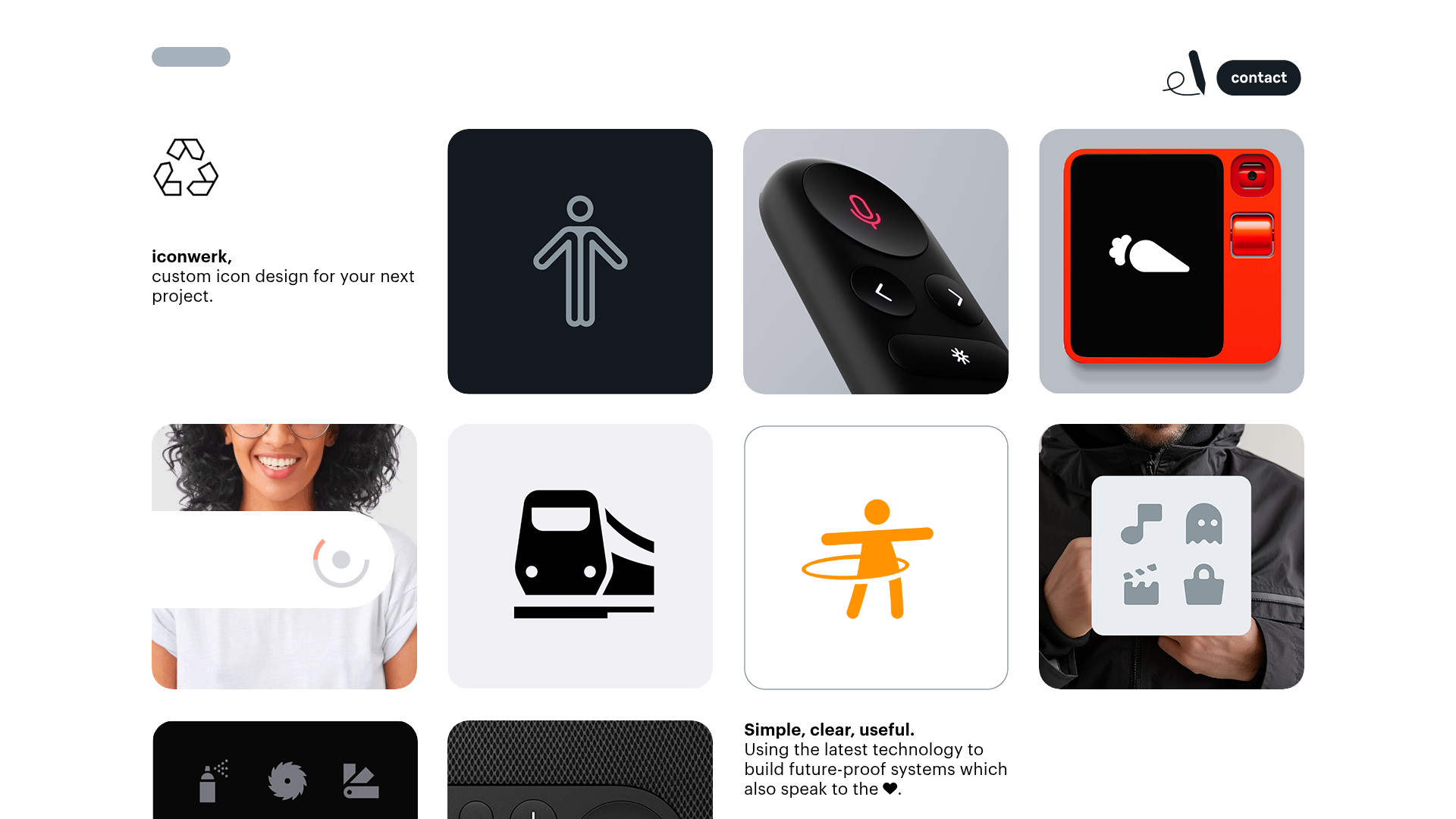 Iconwerk Design Portfolio Bento Layout