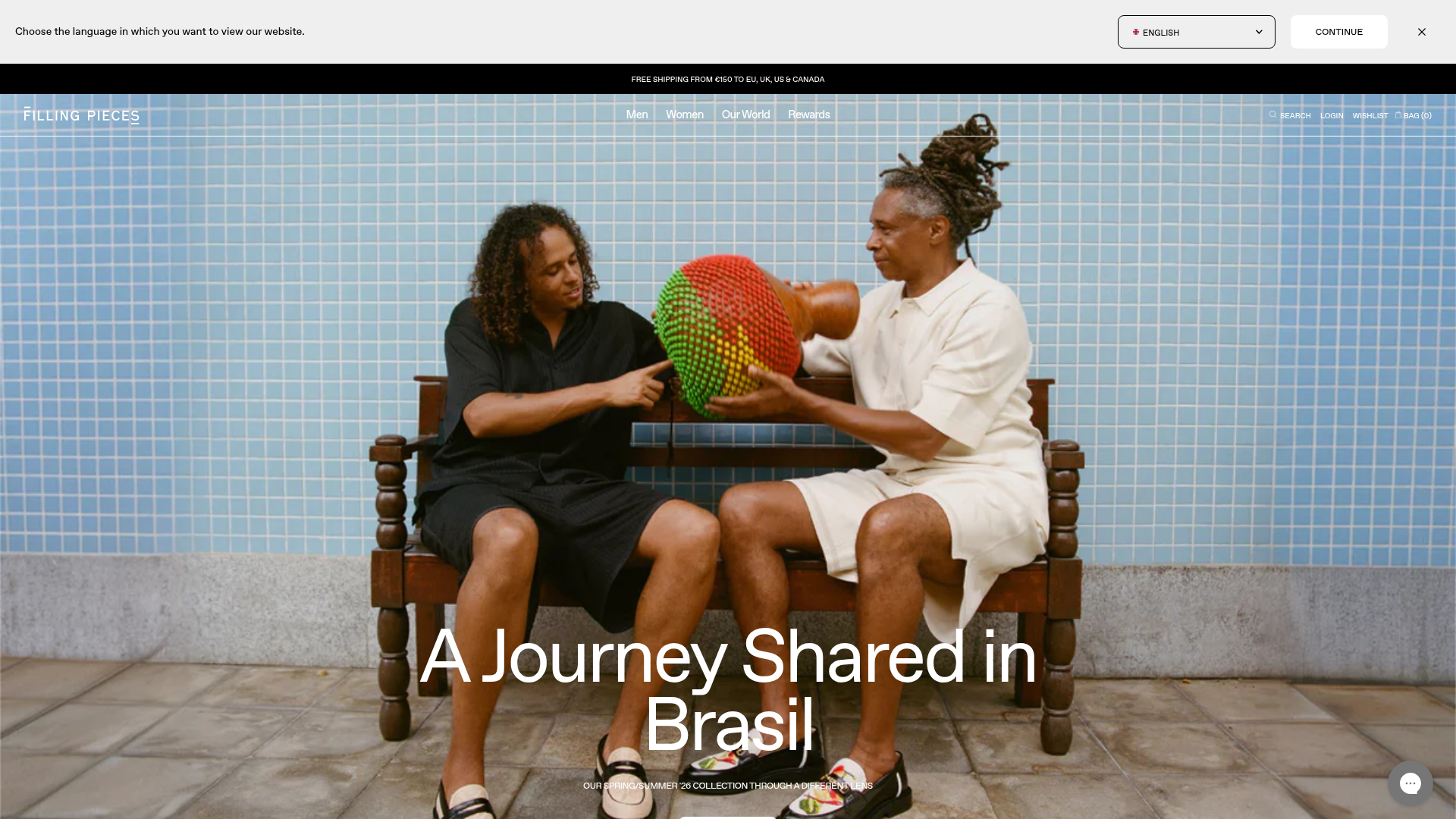 Filling Pieces E-commerce Storefront