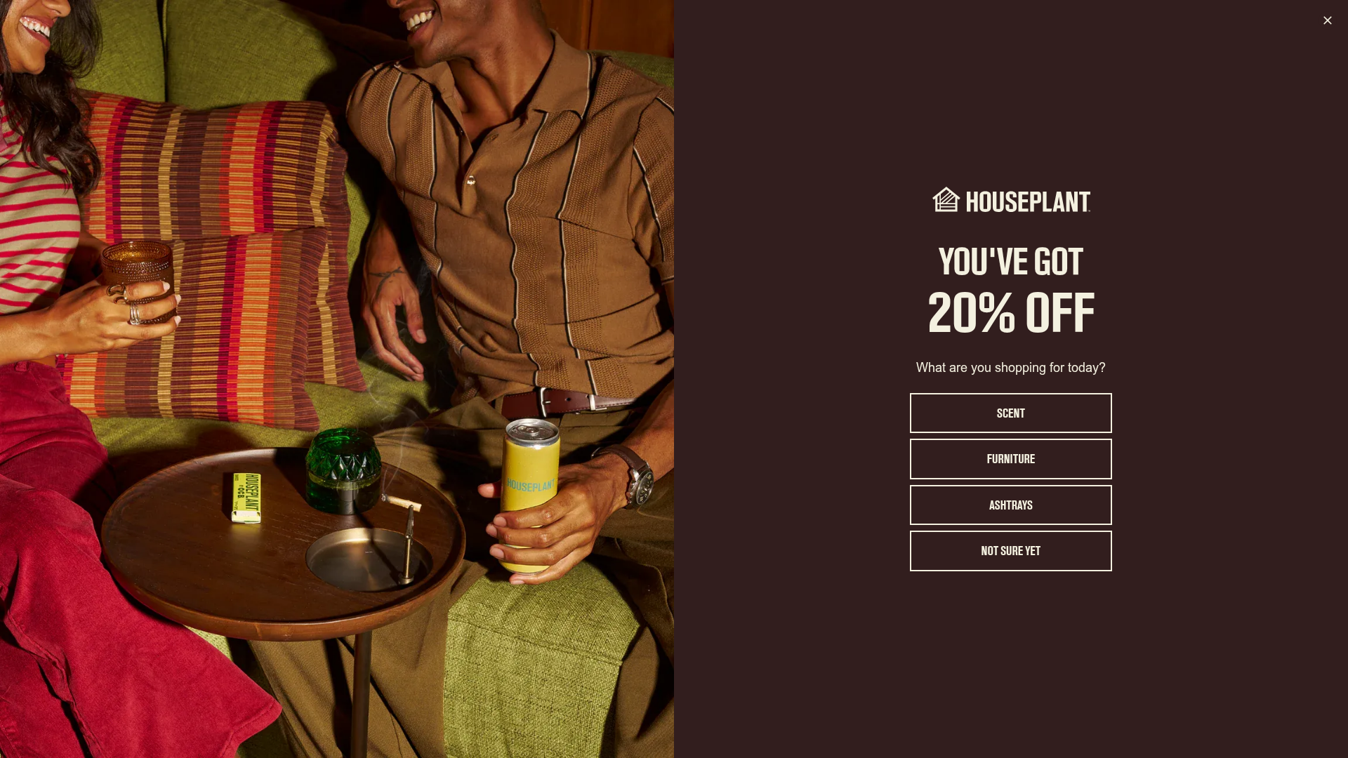 Houseplant E-commerce Landing Page