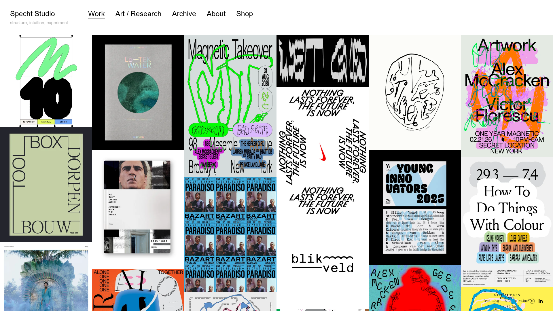 Specht Studio Portfolio Masonry Grid