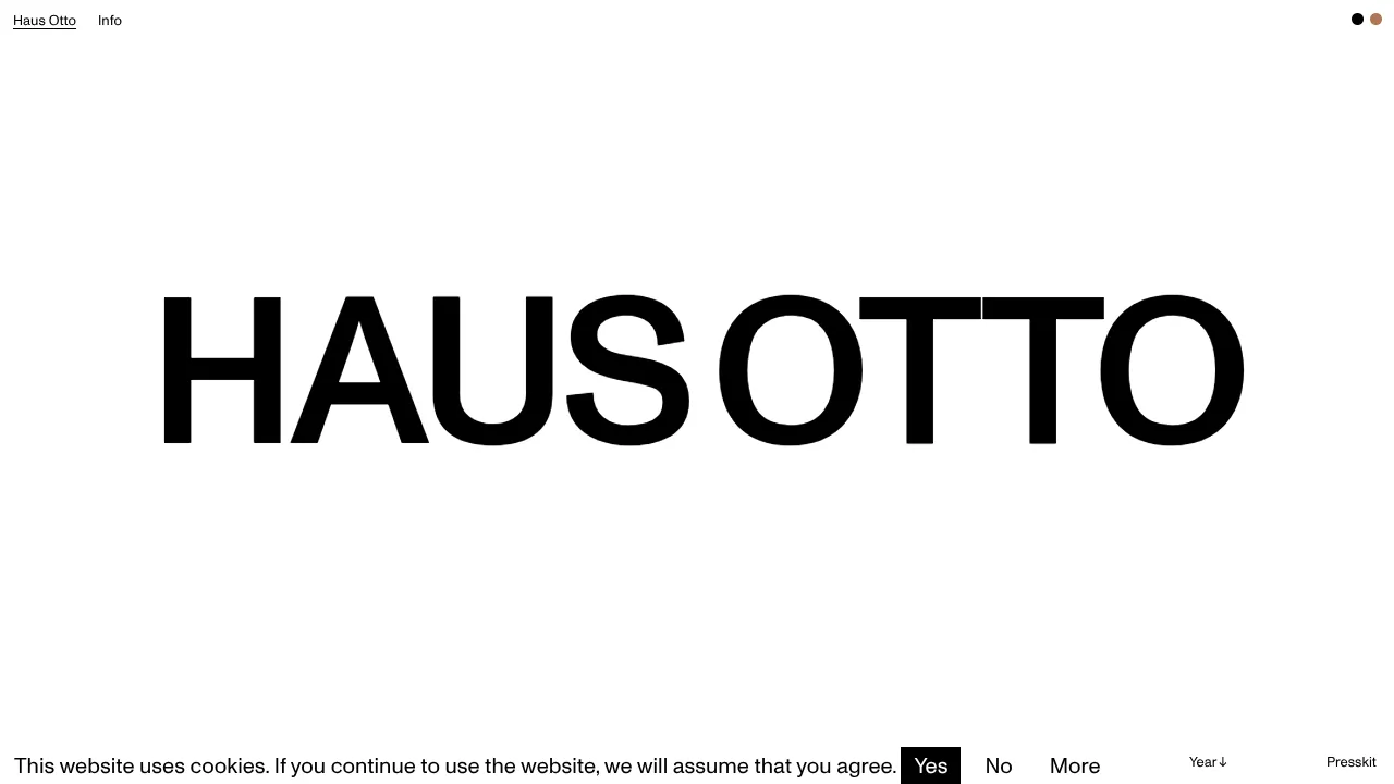 Haus Otto Minimalist Design Portfolio