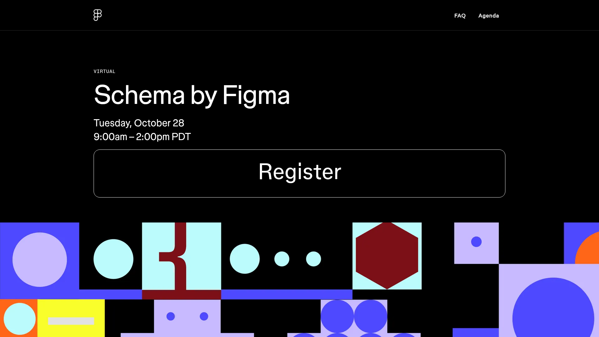 Schema by Figma Event Landing Page
