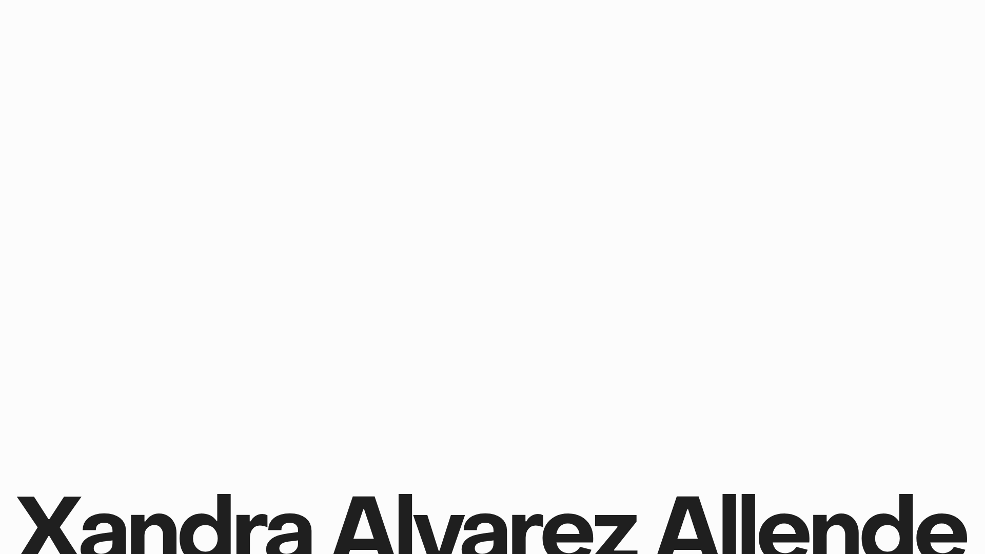 Xandra Alvarez Allende Photography Portfolio