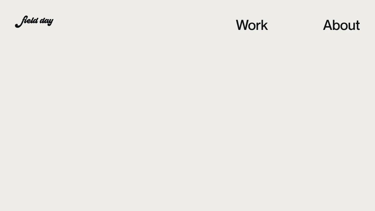 Field Day Sound Portfolio Marquee