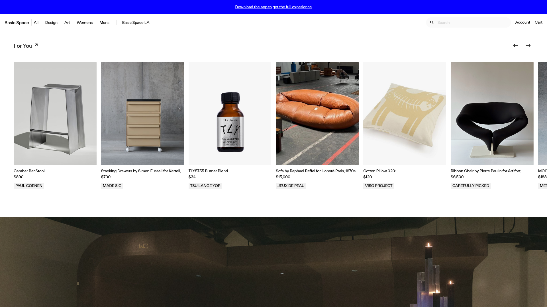Basic.Space E-commerce Gallery Clone