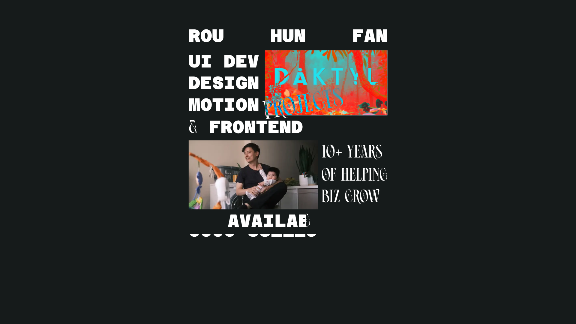 Rou Hun Fan Portfolio Site