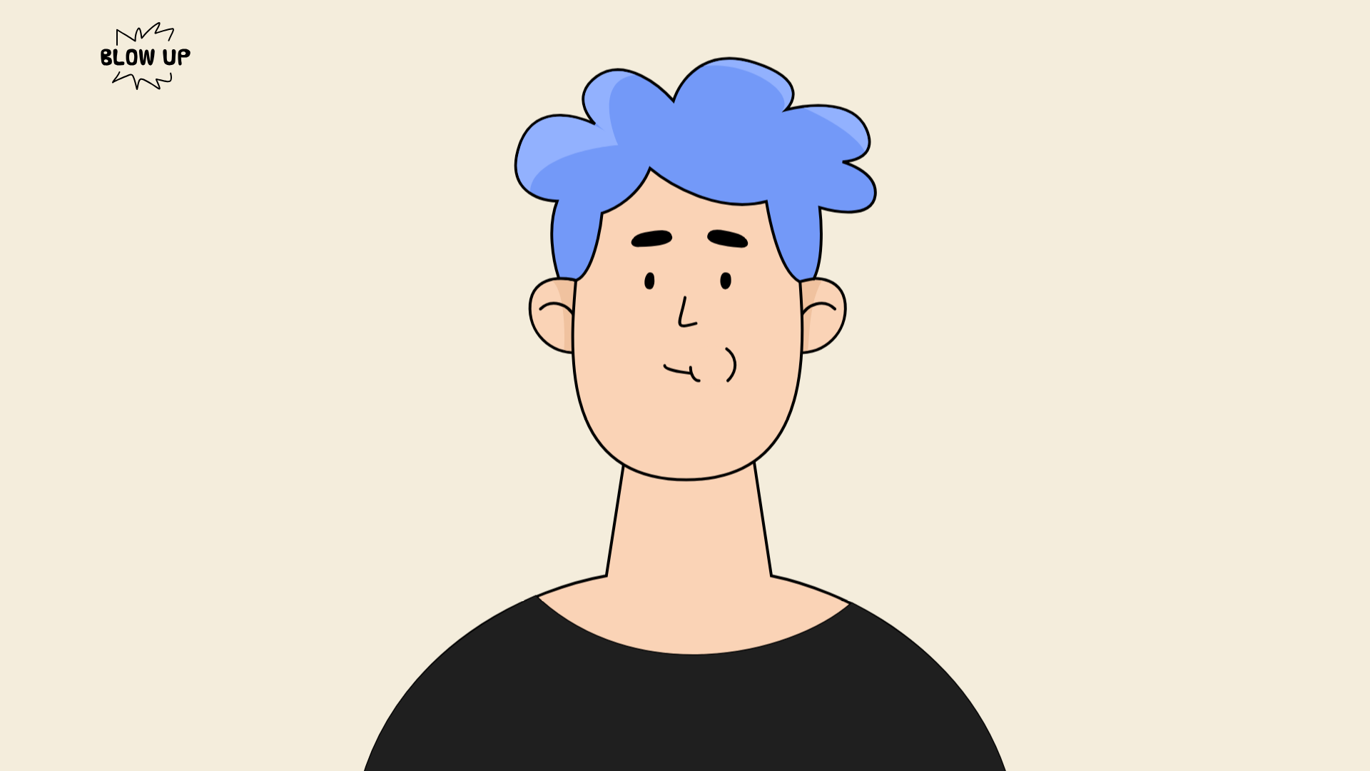 Startup Blowup Animated Landing Page