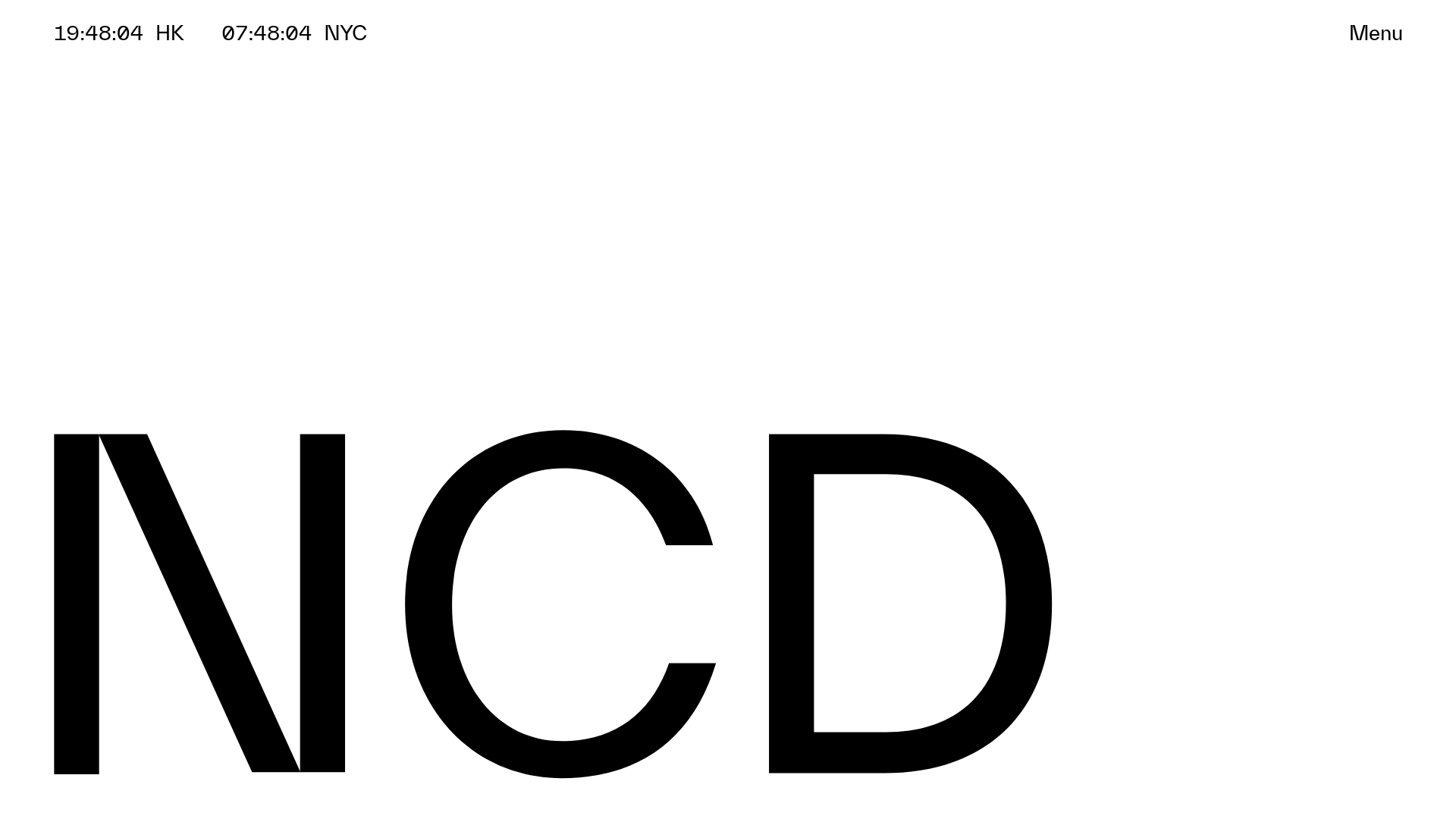 NCDA Architecture Studio Portfolio Template