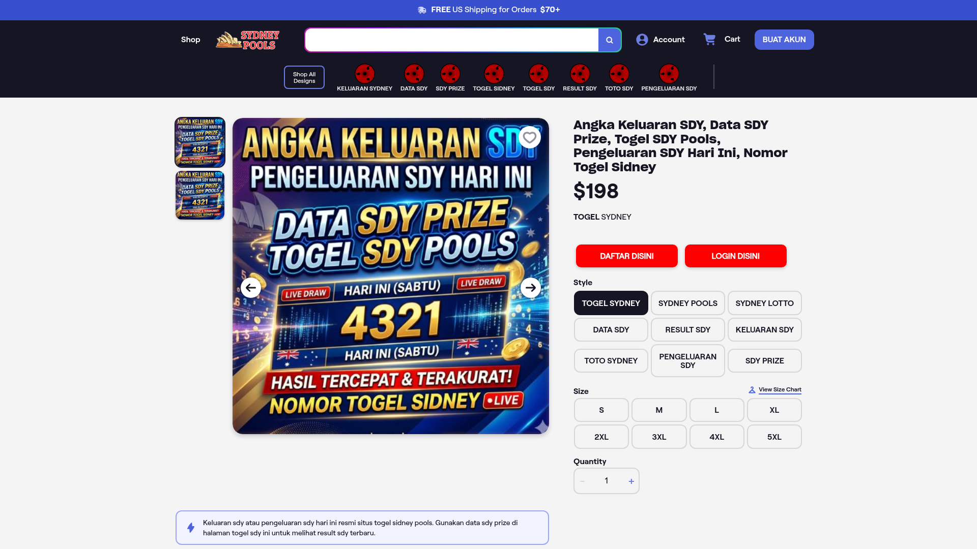 E-Commerce Product Detail Page Template